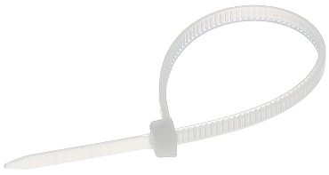 Coliere rapide/șoricei plastic 100x2.5mm, din Nylon 66, pachet 100 bucăți albe